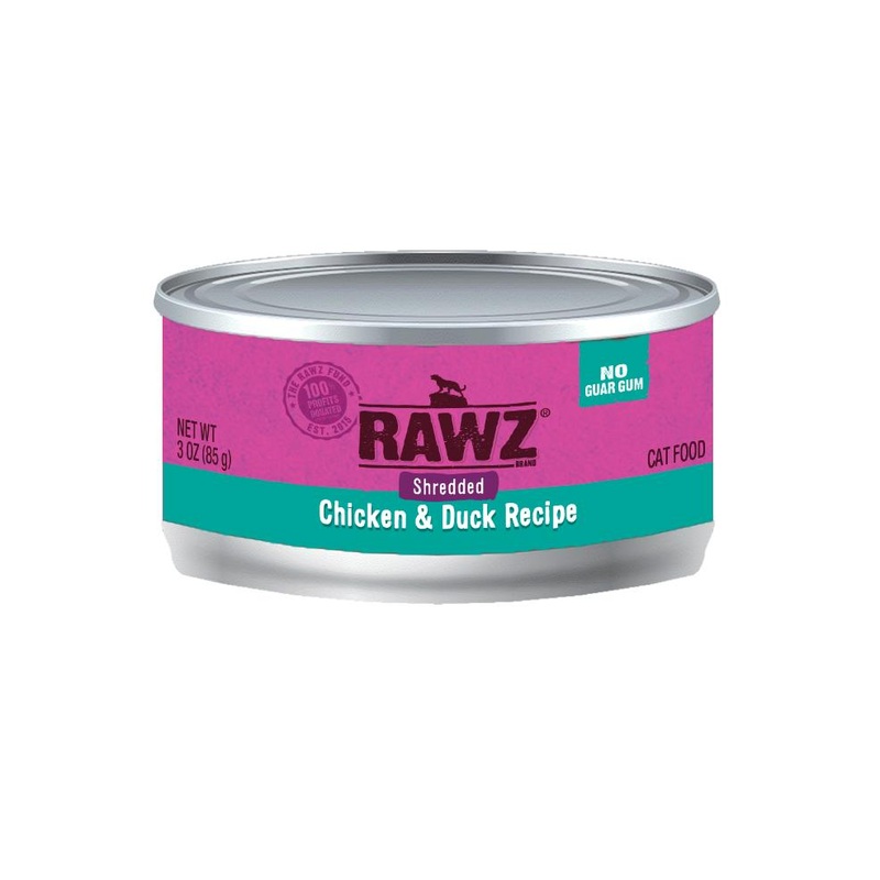 RAWZ Shredded Chicken & Duck Canned Cat Food
