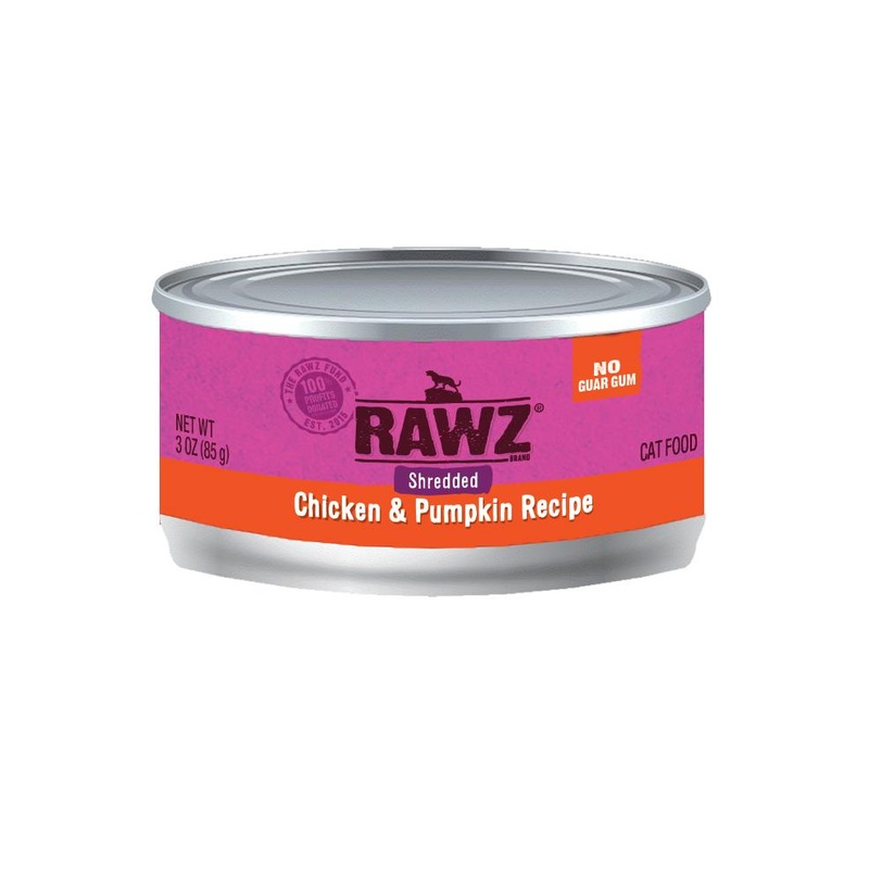 RAWZ Shredded Chicken & Pumpkin Canned Cat Food