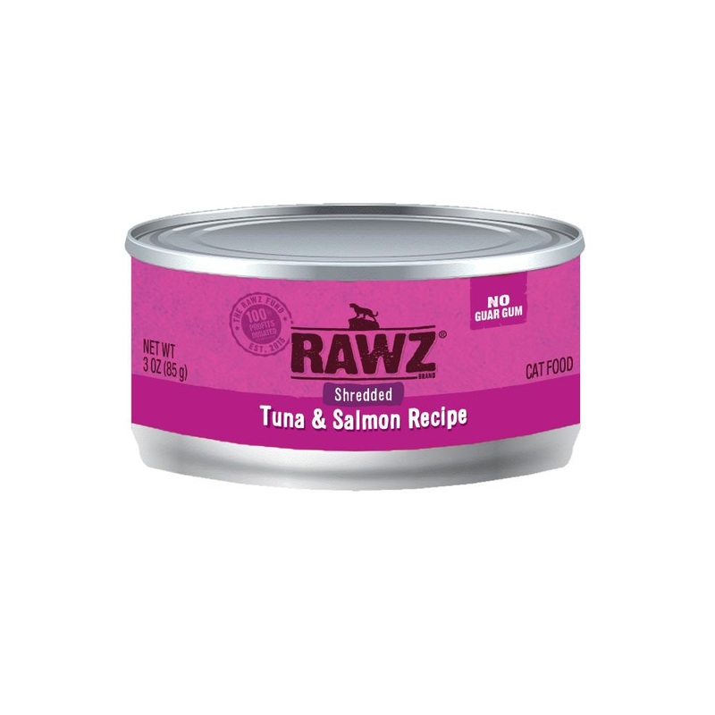 RAWZ Shredded Tuna & Salmon Canned Cat Food