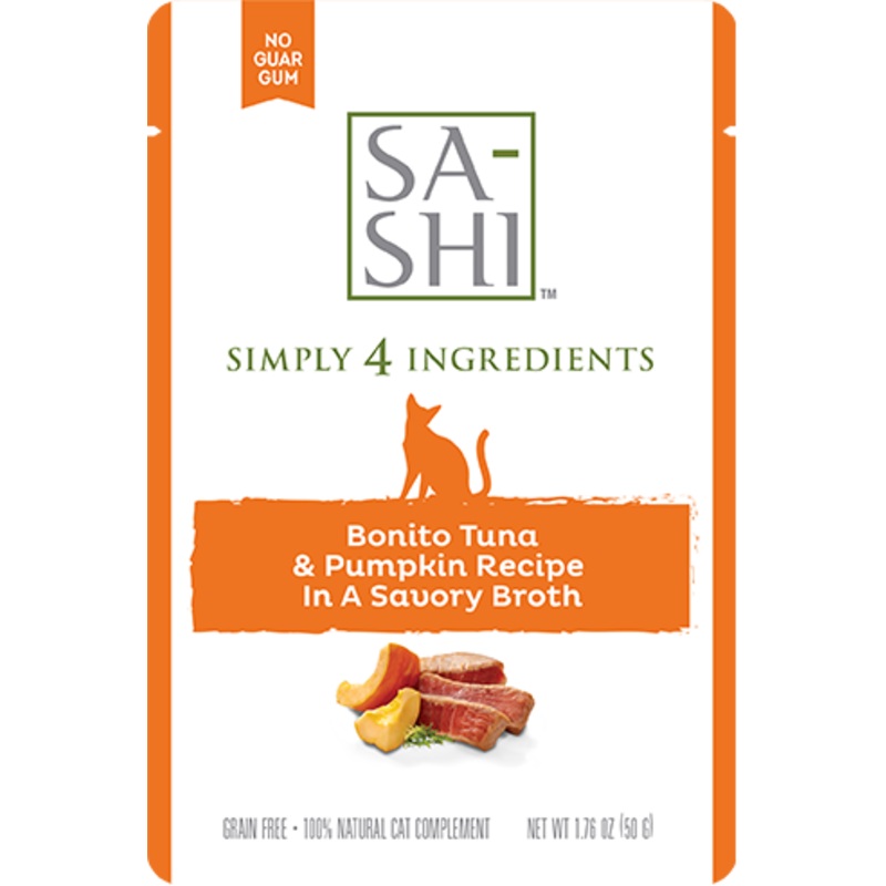 SA-SHI Aku Tuna & Pumpkin In A Savory Broth Wet Cat Food