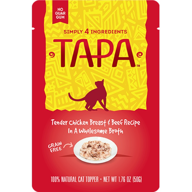 TAPA Tender Chicken Breast & Beef In A Wholesome Broth Wet Cat Food