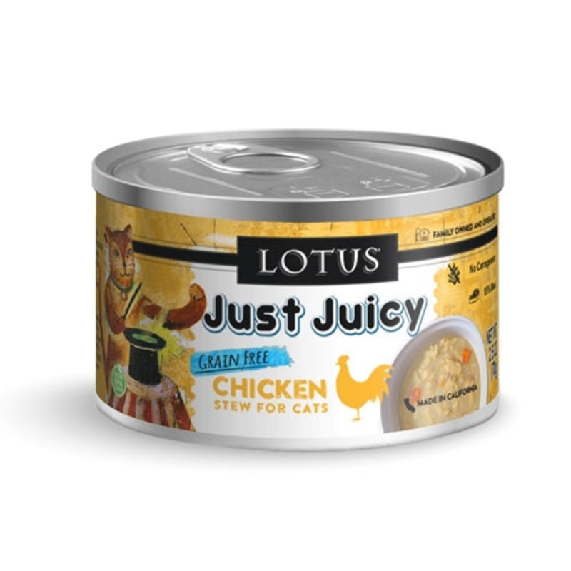 Lotus Cat Just Juicy Chicken Stew Canned Cat Food