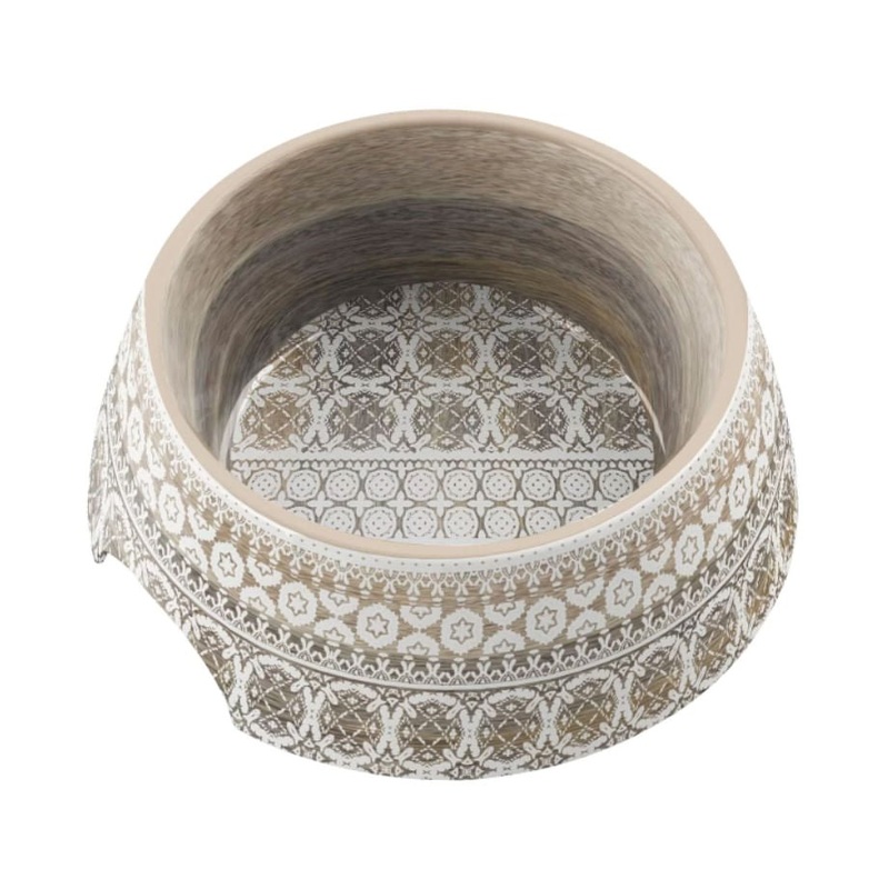 Moroccan Wood Double Wall Bowl