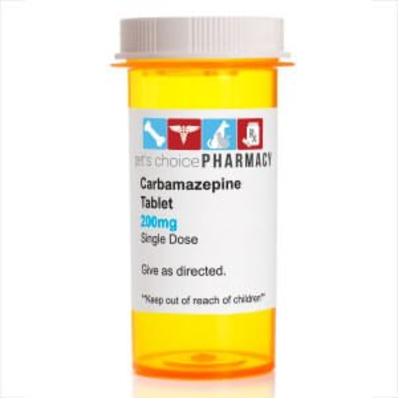 Rx Carbamazepine (Generic) for Dogs & Cats, 200mg x 1 Tablet