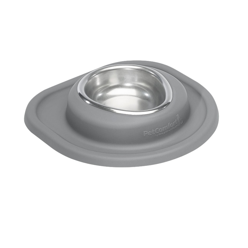 WeatherTech Single Low Pet Feeding System, Stainless Steel