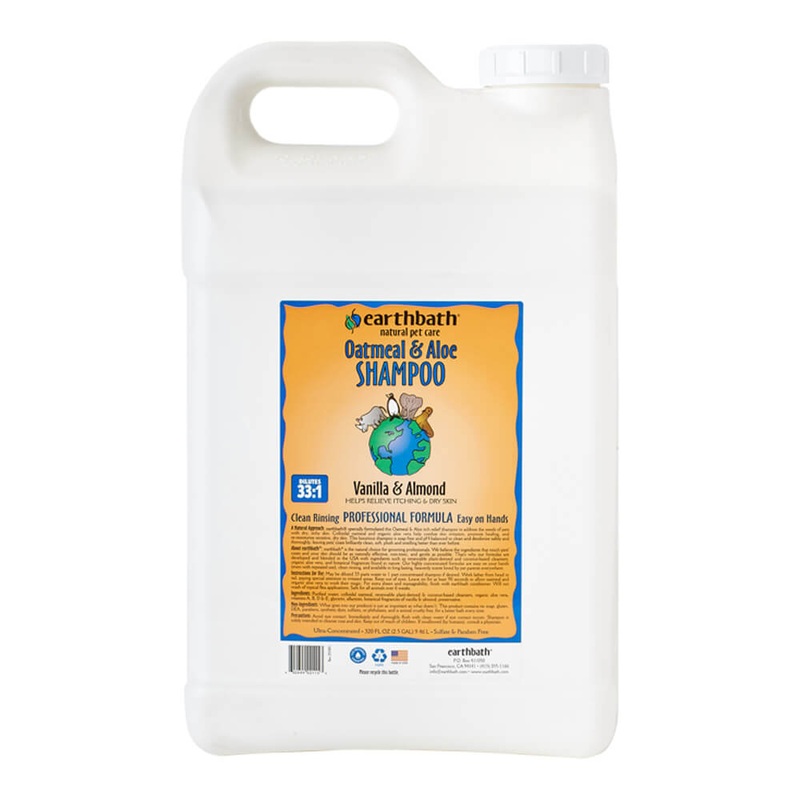 EARTHBATH Oatmeal & Aloe Shampoo, Vanilla Almond Scent - 320 oz (2.5 Gal)