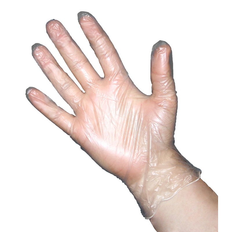 Gloves, Vinyl, Powder Free, Non Latex, 100 Count