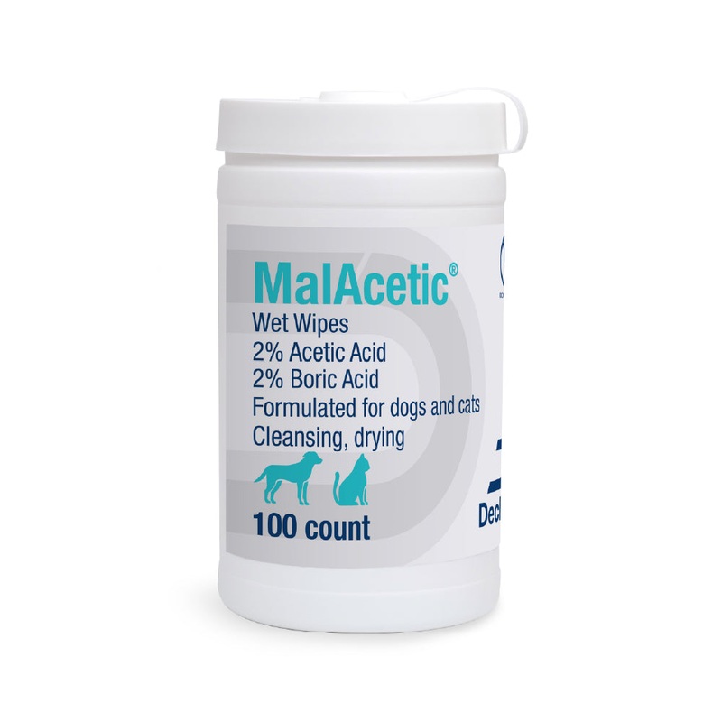 MalAcetic Wet Wipes for Dogs and Cats