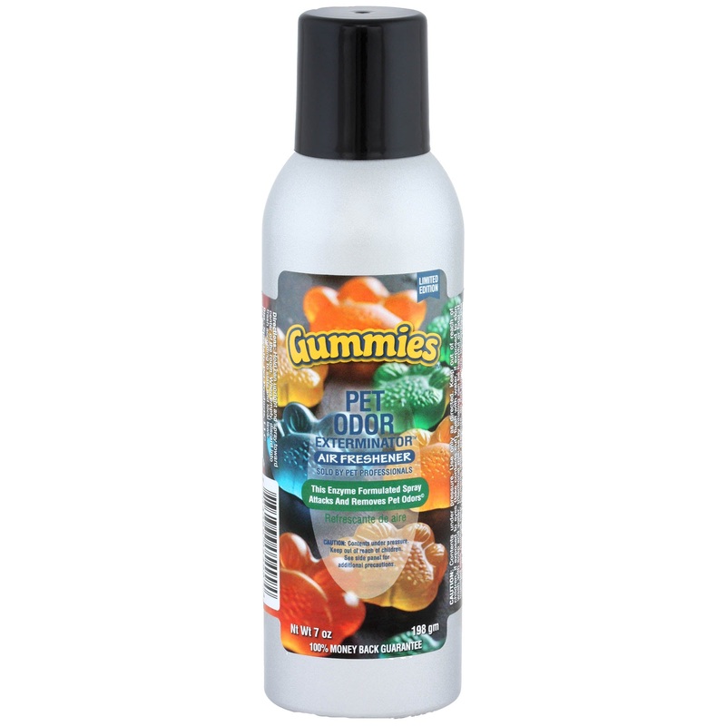 Pet Odor Exterminator Air Freshener Spray, Gummies, 7 oz