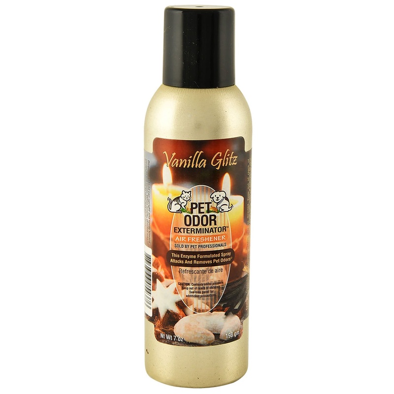 Pet Odor Exterminator Air Freshener Spray, Vanilla Glitz, 7 oz