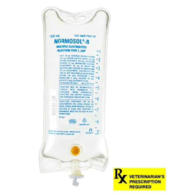 Rx Normosol-R Electrolye Injection Solution, 1000mL