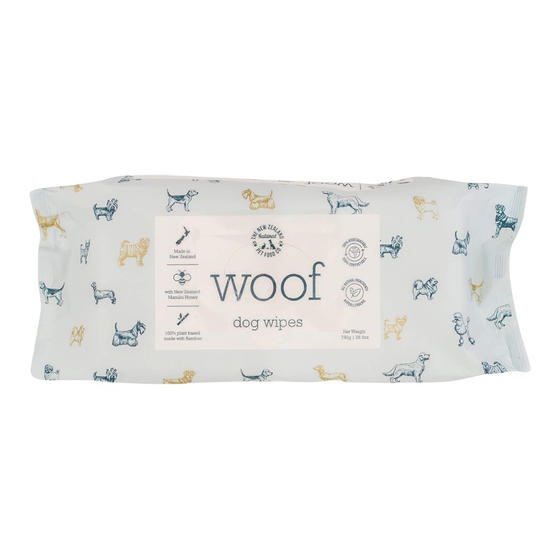 Woof Dog Wipes, Manuka Honey
