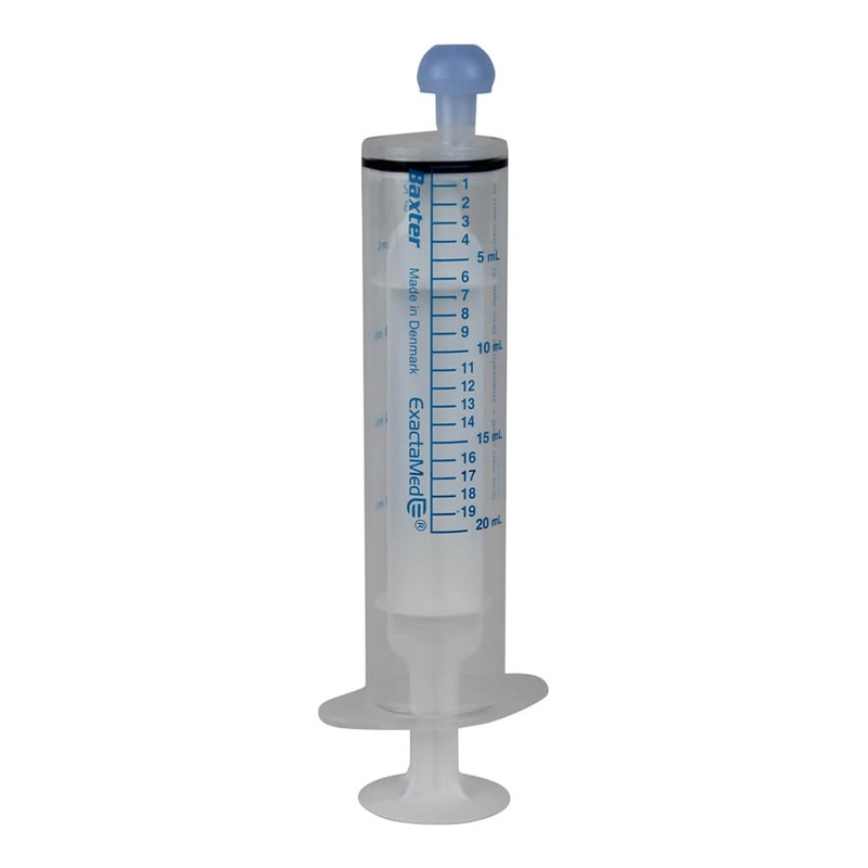 Baxter Oral Syringe, 20 cc, O-Ring, Clear