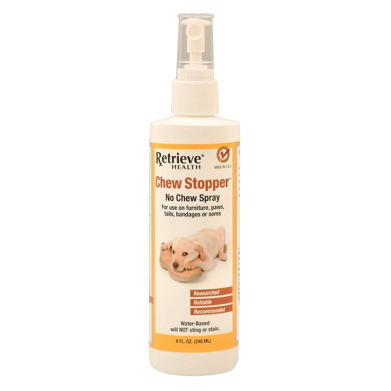 Retrieve Chew Stopper No Chew Spray - Stop Dogs Chewing, 8 oz