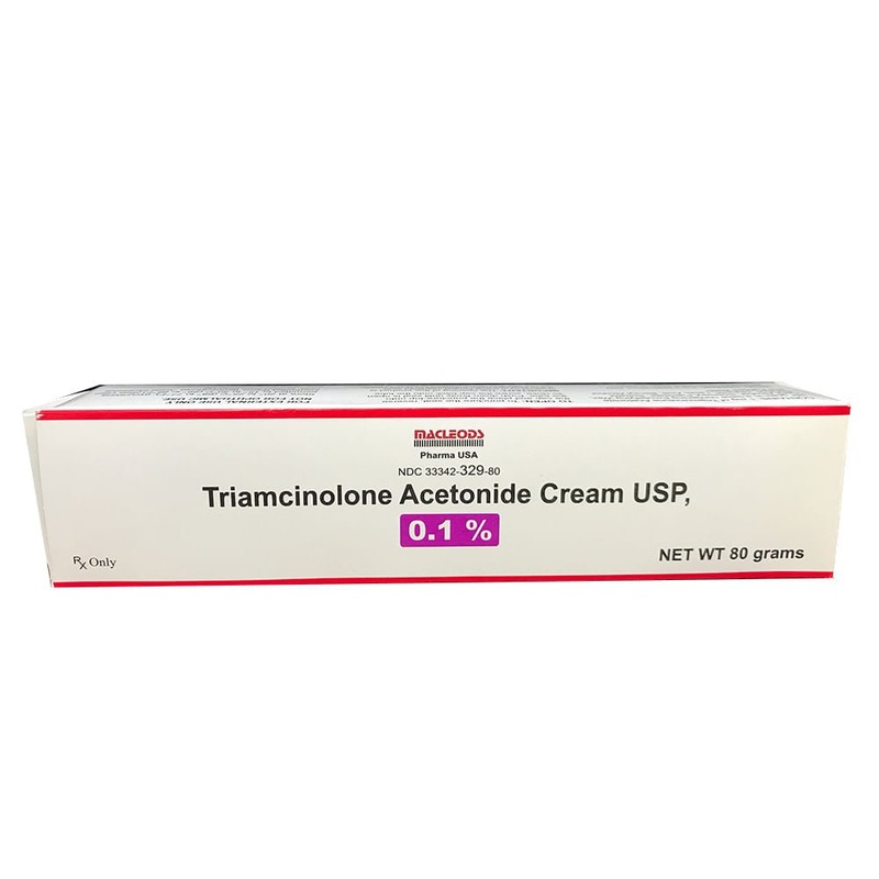Rx 0.1% Triamcinolone Acetonide Cream (Generic) for Dogs & Cats, 80 gm Tube