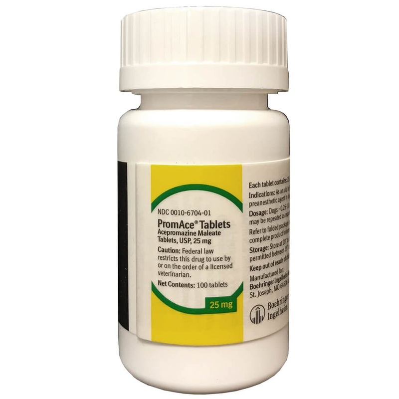 Rx PromAce (acepromazine maleate) Tablets for Horses, Dogs, & Cats
