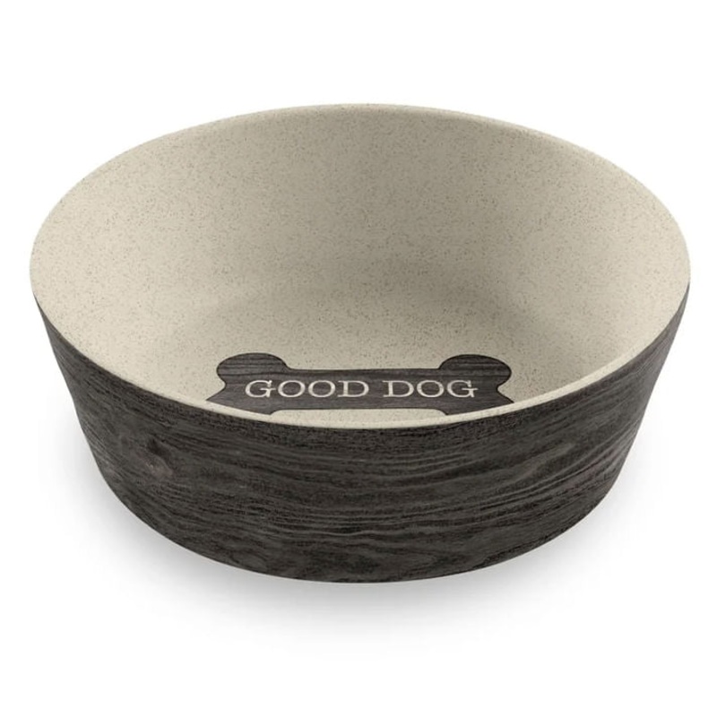 Blackened Wood Bone Bowl