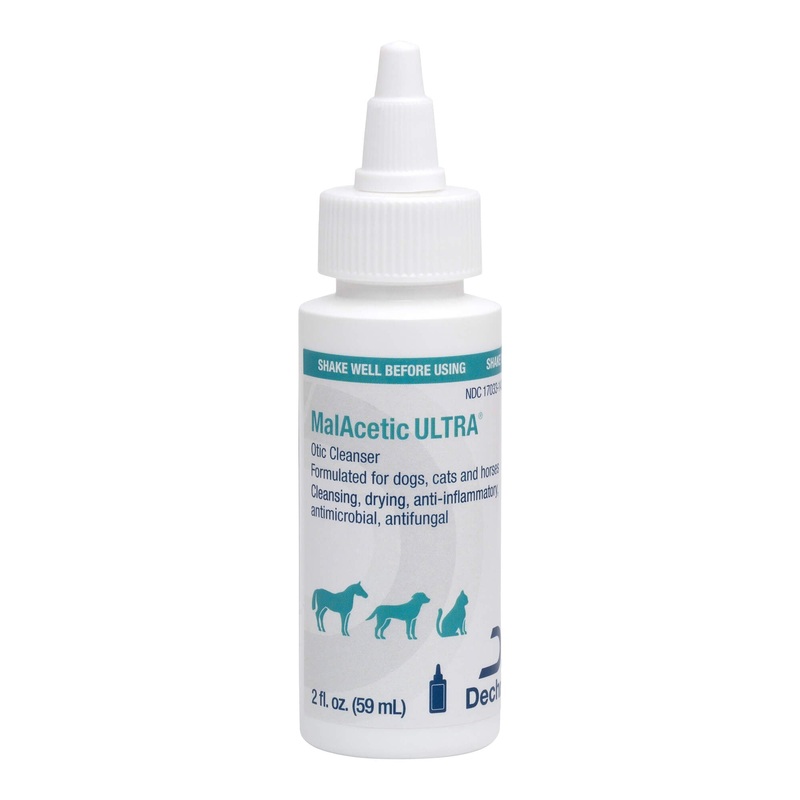 MalAcetic ULTRA Otic Cleanser for Dogs, Cats, and Horses