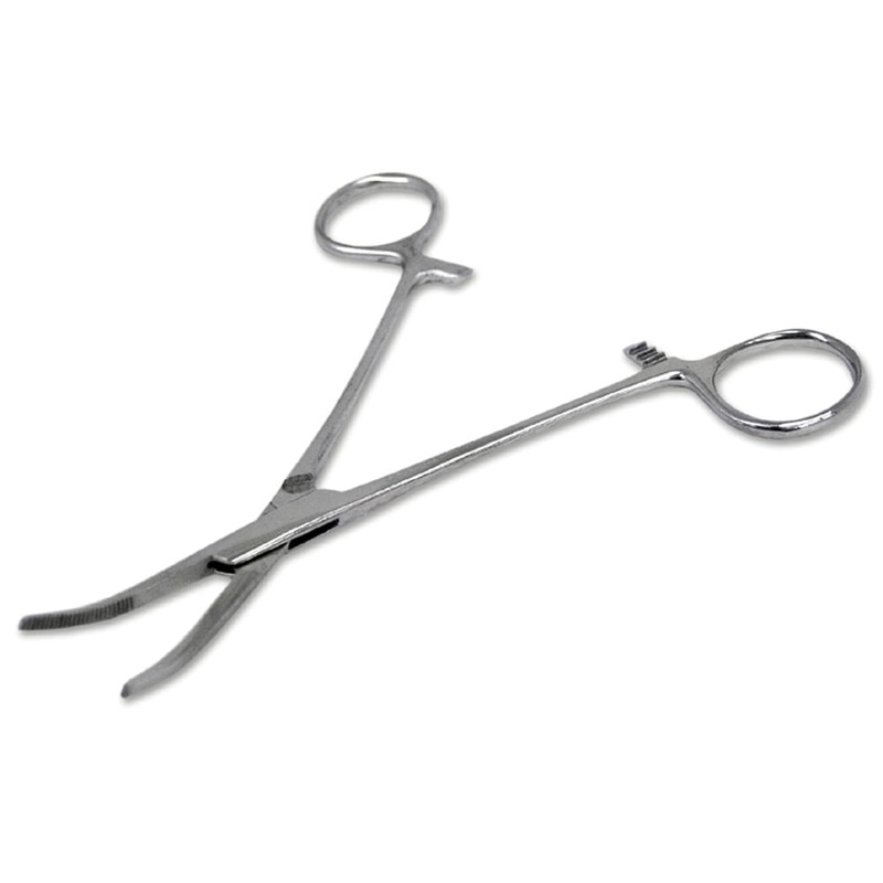 Mosquito Forceps, Curved, 5"