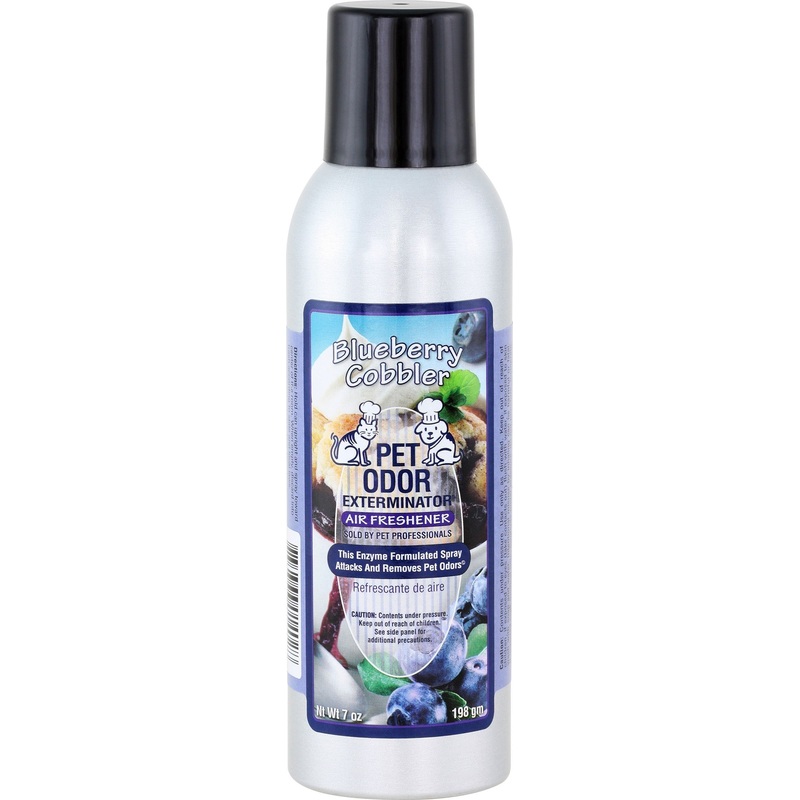 Pet Odor Exterminator Air Freshener Spray, Blueberry Cobbler, 7 oz