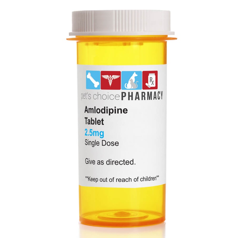 Rx Amlodipine Besylate Tablets for Dogs & Cats (Generic)