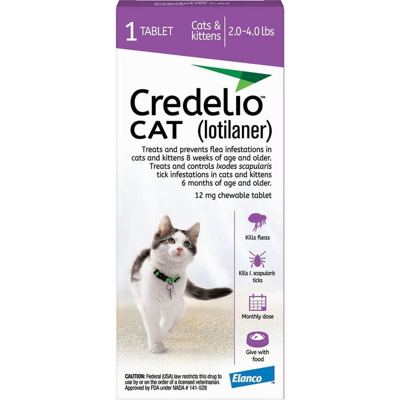 Rx Credelio Tablets for Cats