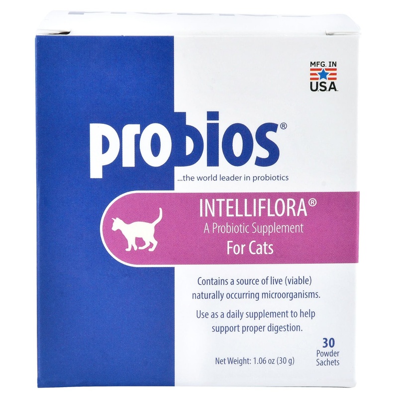Probios Intelliflora Probiotic Supplement For Cats, 30 Pack