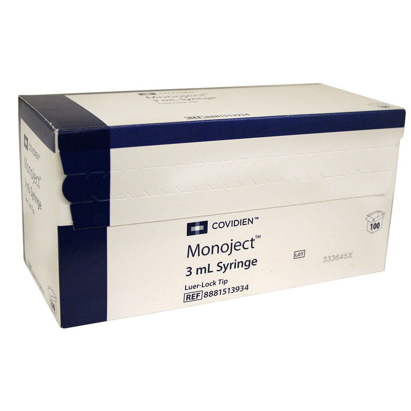 Rx Monoject Luer-Lock (LL) Syringes