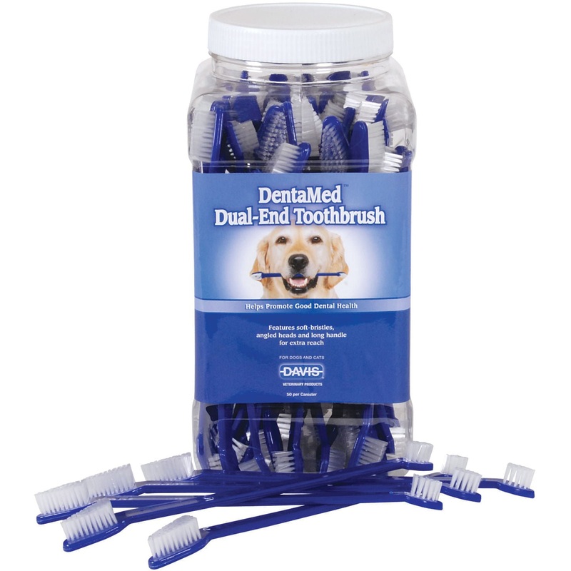 DentaMed Dual-End Toothbrush for Dogs & Cats