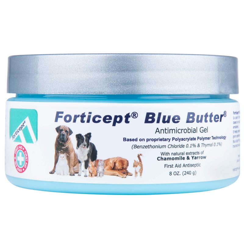 Forticept Blue Butter Antimicrobial Healing Gel for Dogs & Cats