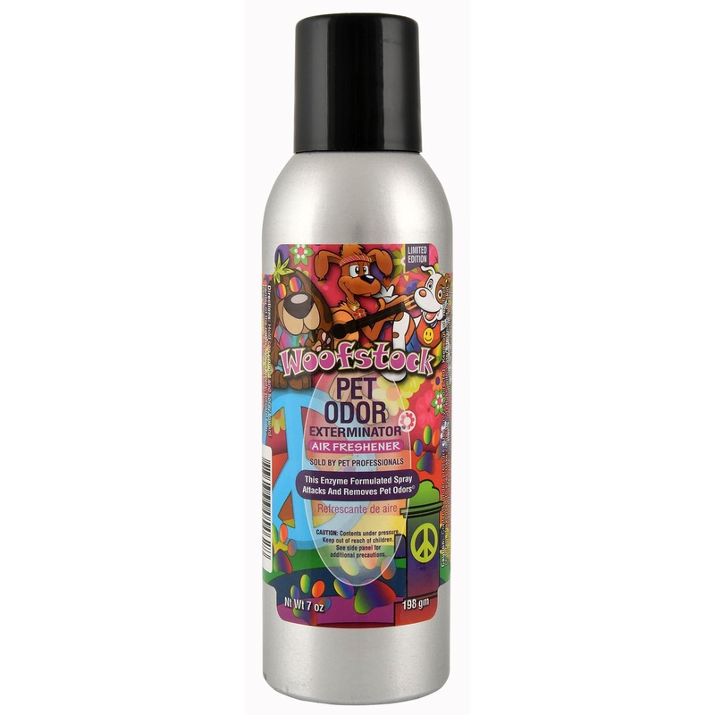 Pet Odor Exterminator Air Freshener Spray, Woofstock, 7 oz