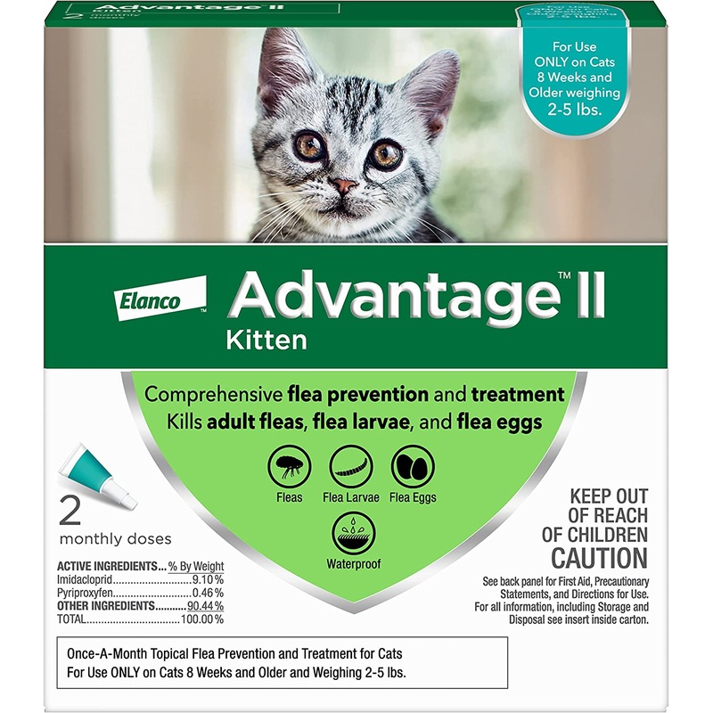 Advantage II for Kittens, 2-5 lbs