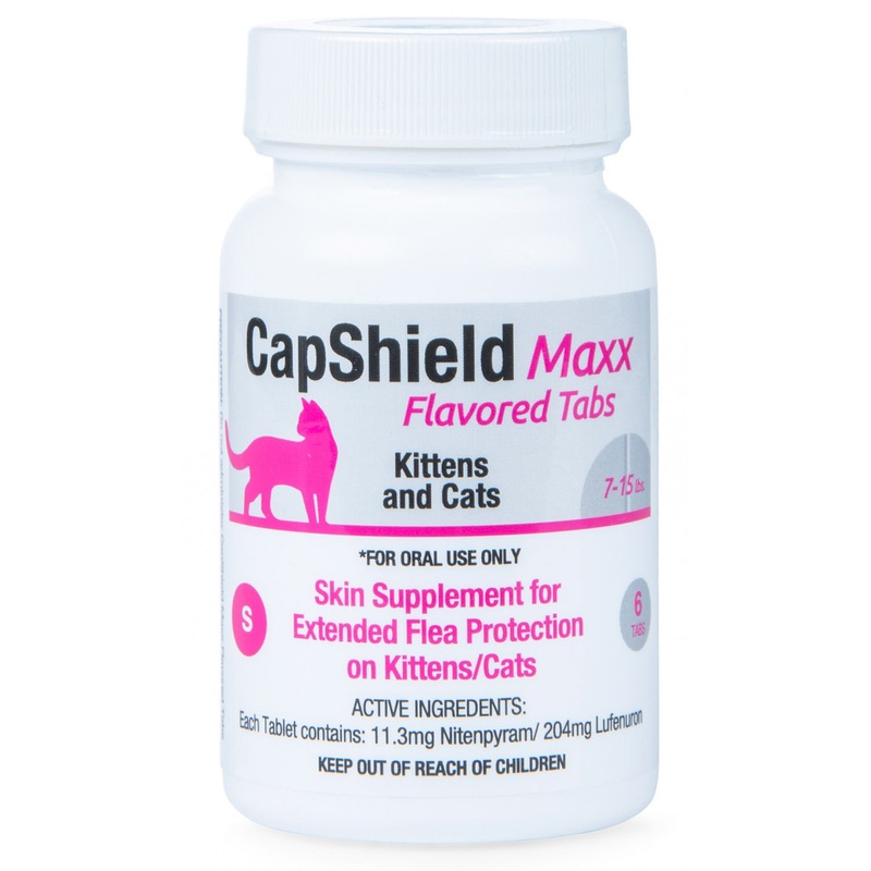 CapShield Maxx Flavored Tabs for Cats, 7-15 lbs