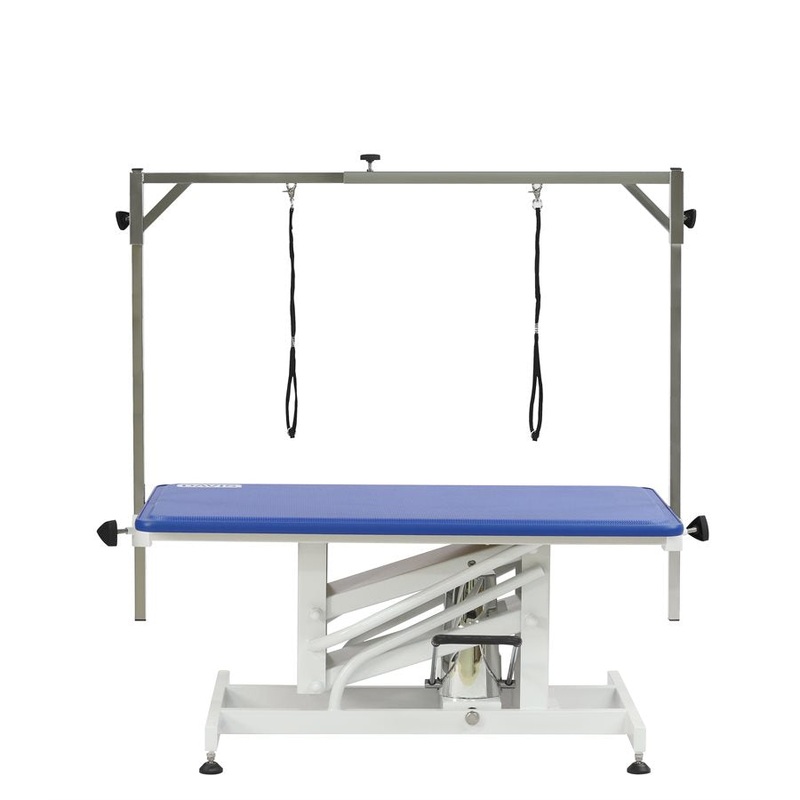 Davis Deluxe Hydraulic Grooming Table with Cushion Top for Dogs & Cats