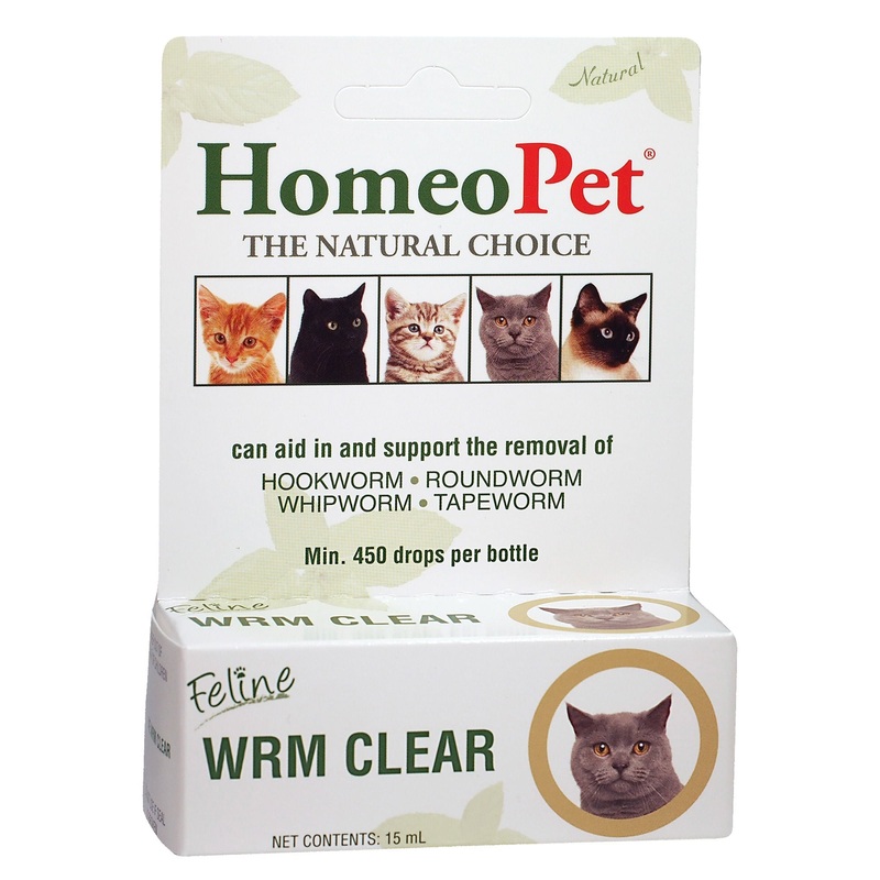 HomeoPet Feline Wrm Clear, 15 mL