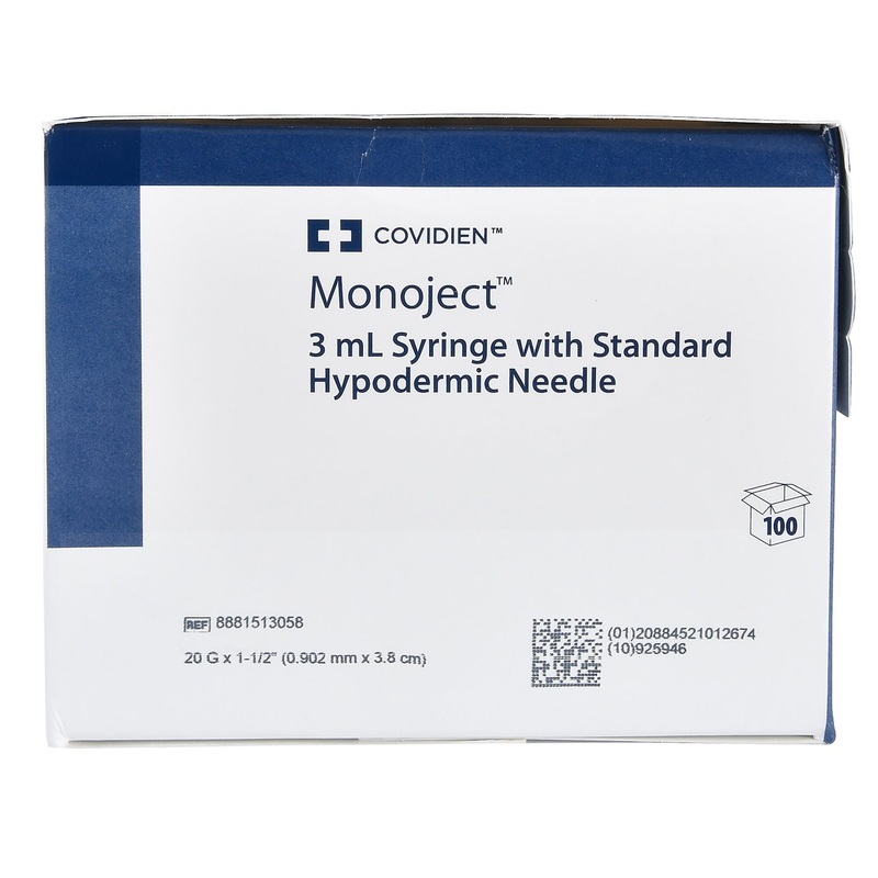 Ideal Luer Lock Syringe/Needle Combo, Boxes