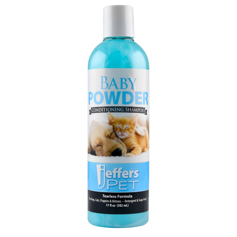 Jeffers Baby Powder Tearless Conditioning Pet Shampoo