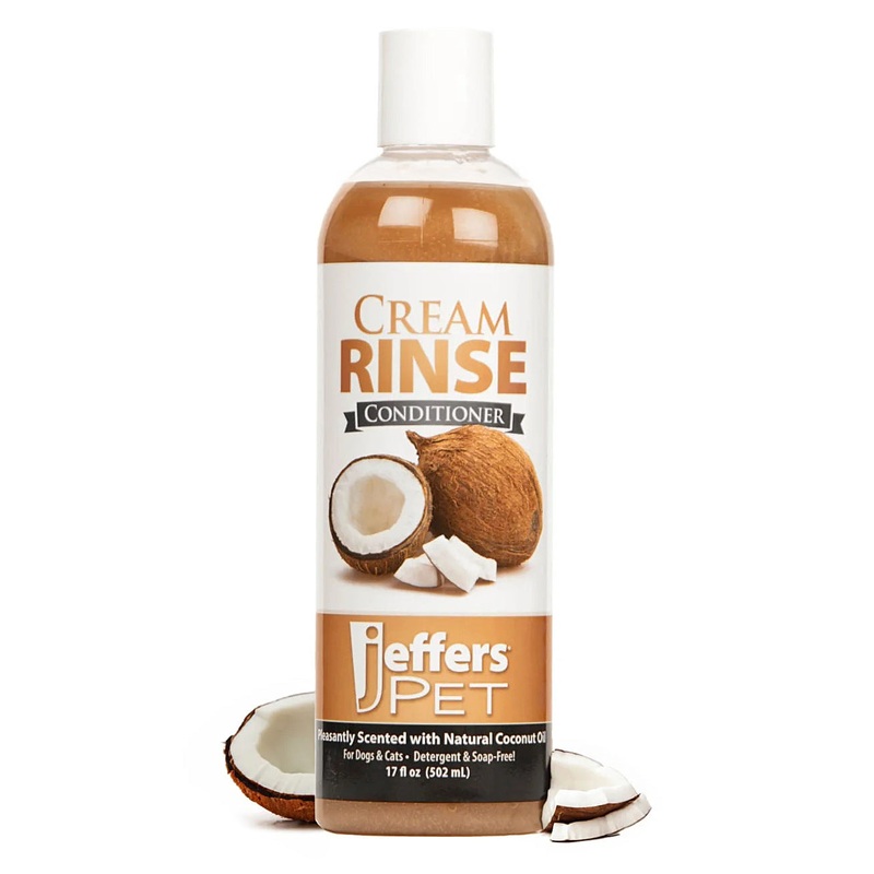 Jeffers Cream Rinse Pet Conditioner with Coconut Oil