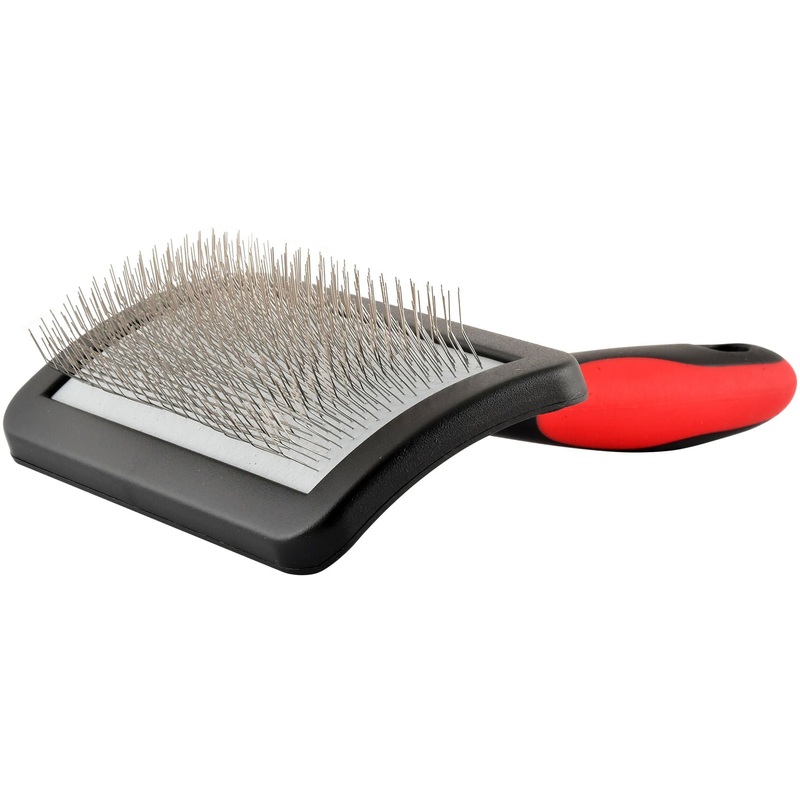 Jeffers Dual Level Pin Universal Slicker Pet Grooming Brush