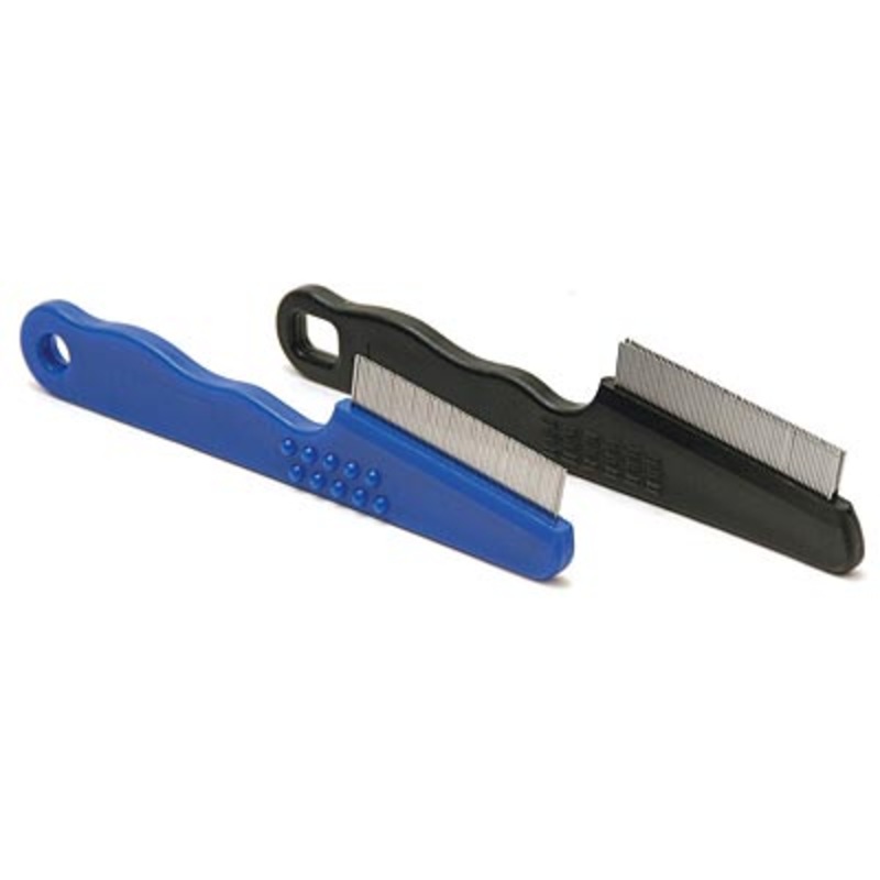 Jeffers Ergo Grip Flea Combs for Pets with Plastic Handle