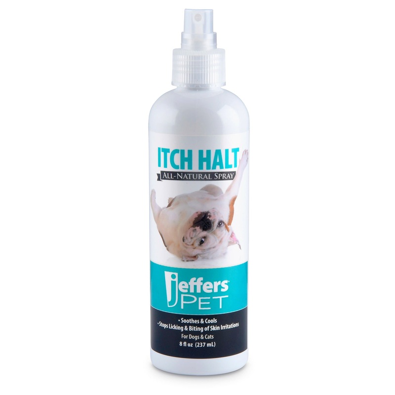 Jeffers Itch Halt All-Natural Soothing Pet Spray, 8 oz