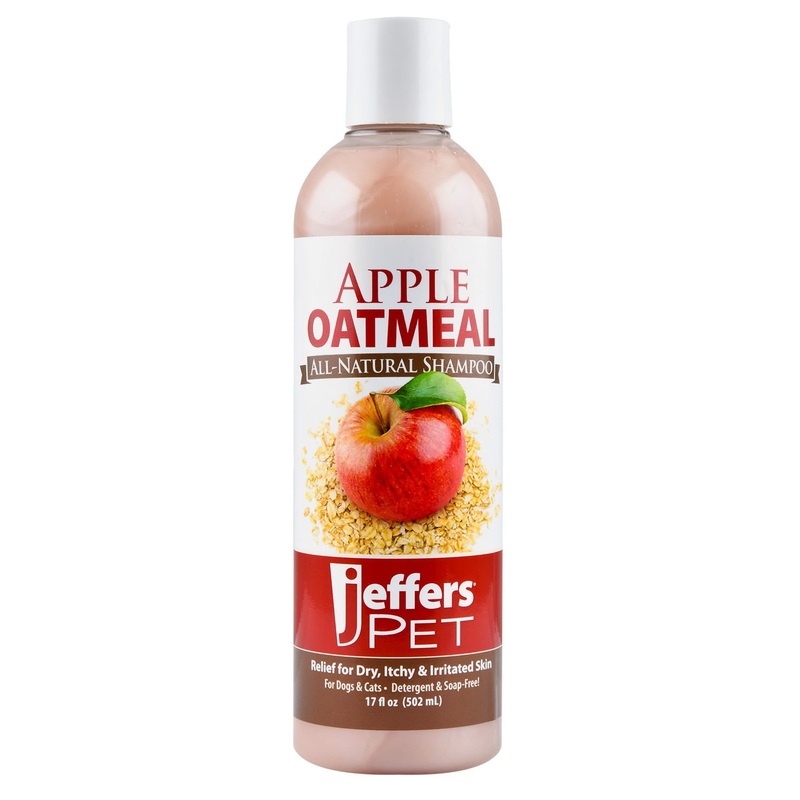 Jeffers Pet Apple-Oatmeal Shampoo for Dogs and Cats