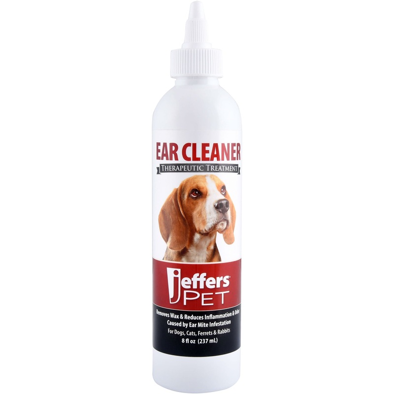 Jeffers Pet Ear Cleaner Therapeutic Treatment Solution with Eucalyptus
