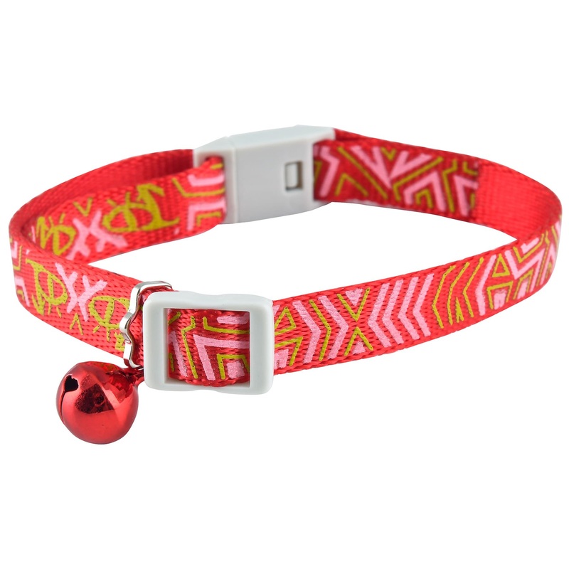Jeffers Reflective Nylon Safety Collar with Bell for Cats