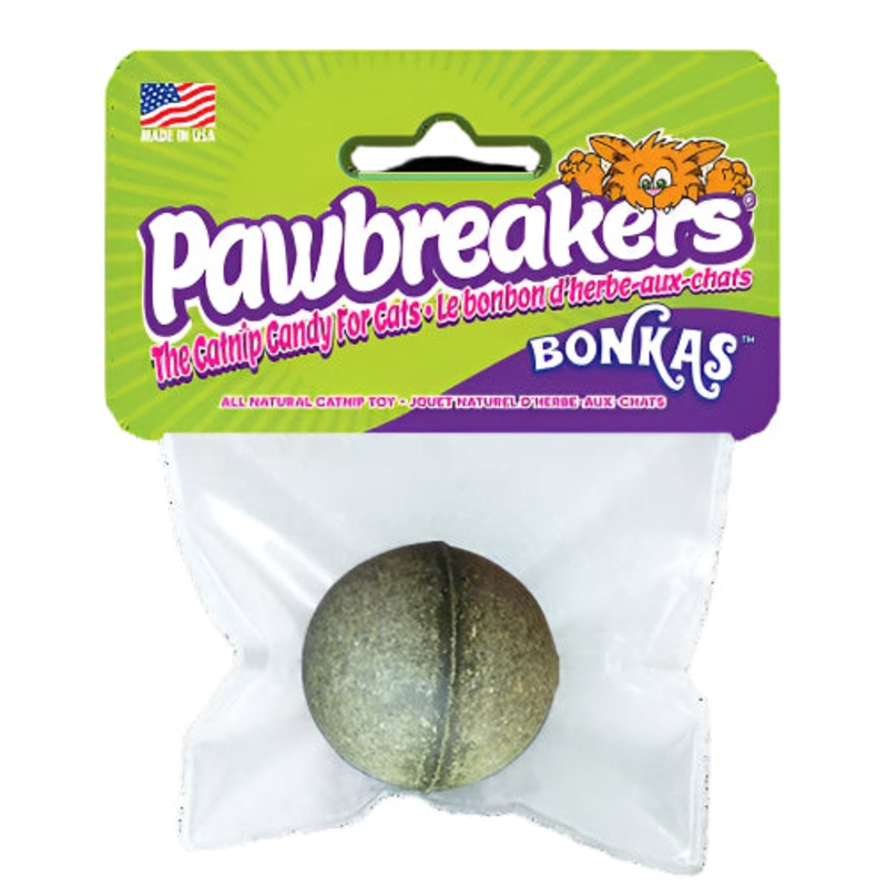 Pawbreakers Bonkas Catnip Candy Ball Cat Toy