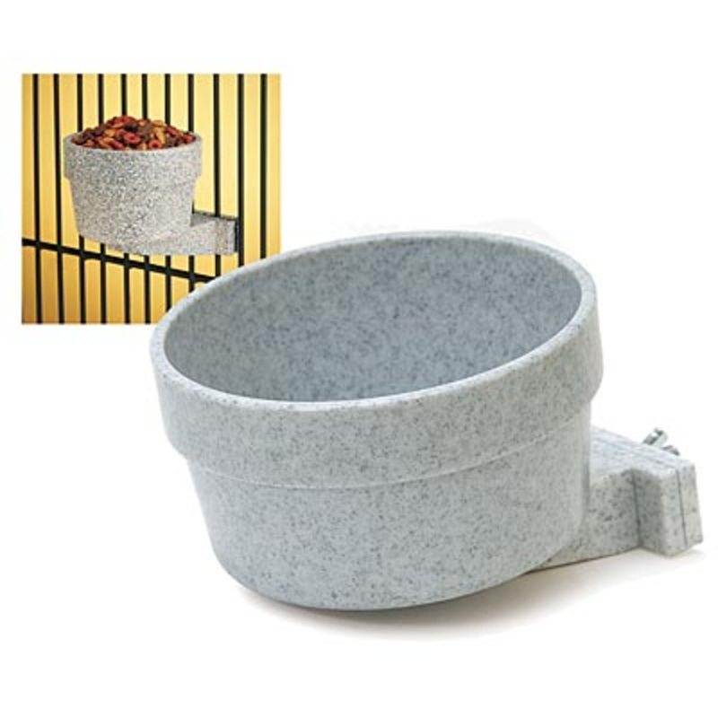 Quick Lock Crock Removable Food & Water Bowl for Cages, Kennels, & Crates