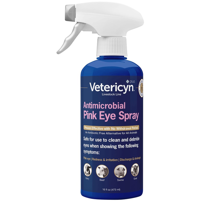 Vetericyn Plus Antimicrobial Pinkeye Spray, 16 oz