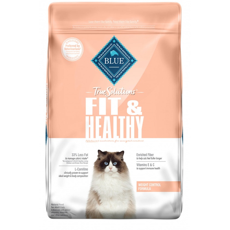 Blue Buffalo True Solutions Fit & Healthy Natural Weight Control Chicken Recipe Adult Dry Cat Food