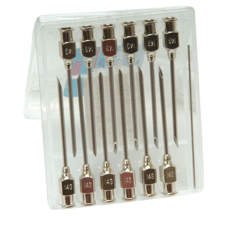 Jeffers Stainless Steel Veterinary Needles, 12 pack