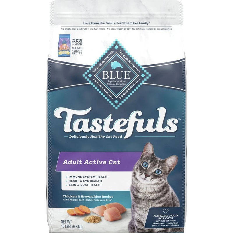 Blue Buffalo Healthy Living Adult Chicken and Brown Rice Recipe Dry Cat Food